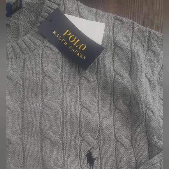 NWT Polo Cable Knit Pullover Sweater XXL - Picture 3 of 10